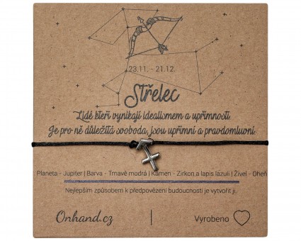 Darčeková karta so znamením horoskopu STRELEC