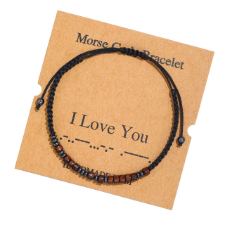 Náramok v Morseovej abecede - I Love You